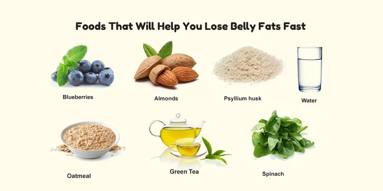 Foods That Will Help You Lose Belly Fats Fast